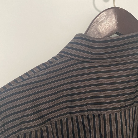 APT.9 Striped Long Sleeve Dress Shirt - Picture 9 of 9